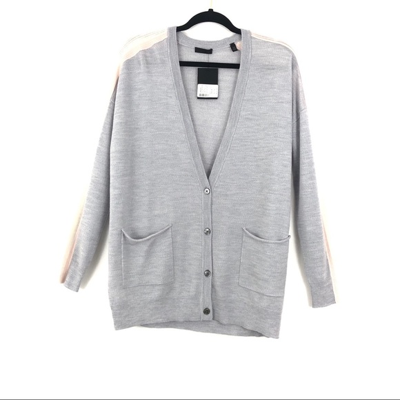 ATM Womens Size Small Schoolboy Wool Cardigan - Picture 3 of 5